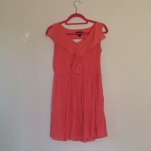 Coral summer dress